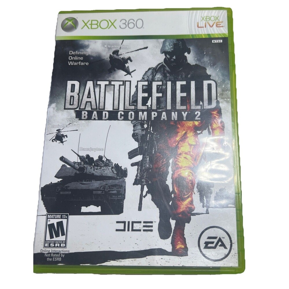 Battlefield Bad Company 2 Platinum‎ Hits - Microsoft Xbox 360 Pristine Authentic